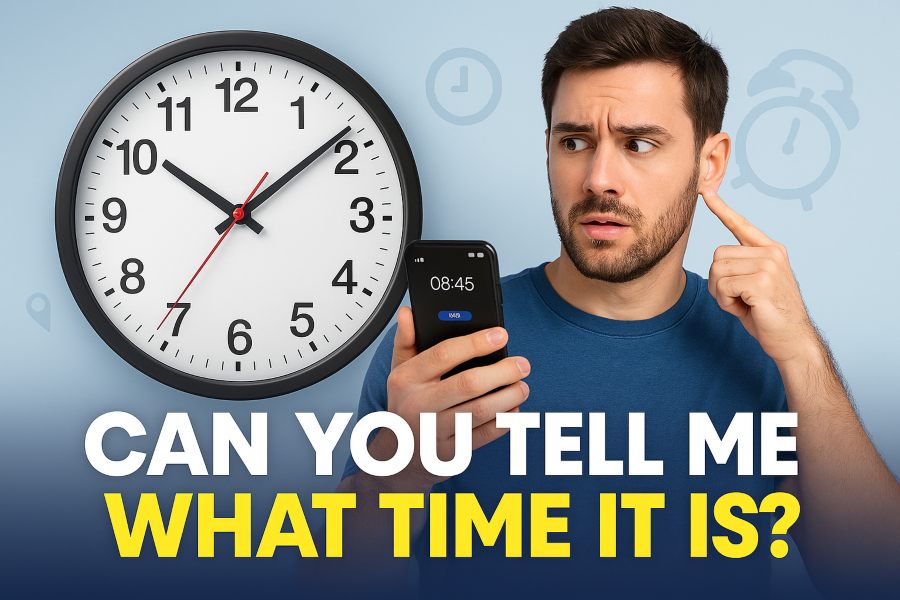 Can You Tell Me What Time It Is