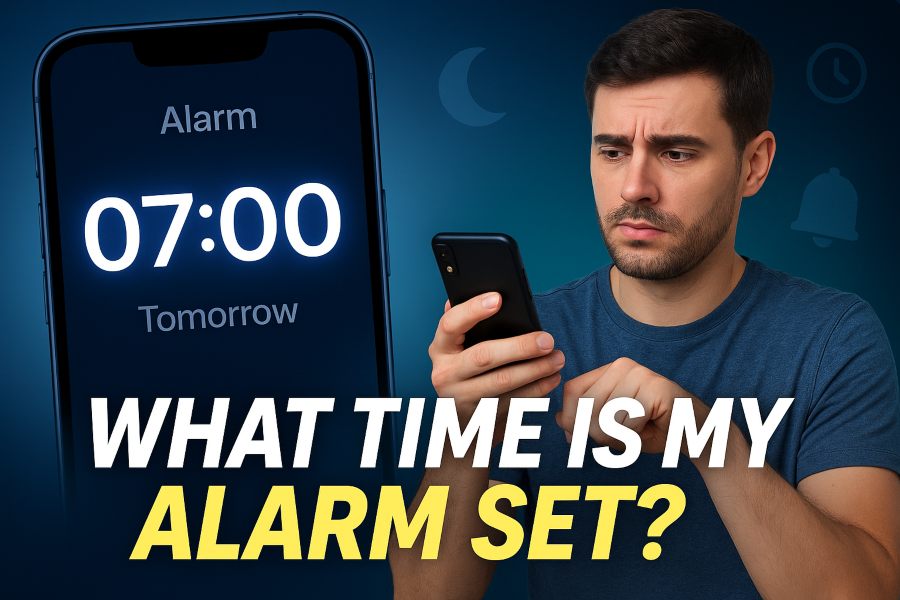 What Time Is My Alarm Set for Tomorrow
